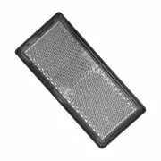 Reflectorizant catadioptru 86x40mm cu adeziv 1buc - Alb