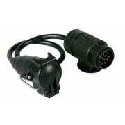Adaptor fisa priza remorca 13-7 poli cu cablu 40cm