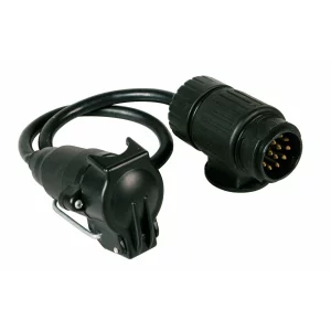 Adaptor fisa priza remorca 13-7 poli cu cablu 40cm