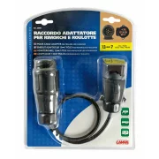 Adaptor fisa priza remorca 13-7 poli cu cablu 40cm