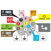 Fisa remorca plastic 13 poli Lampa