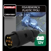 Fisa remorca plastic 7 poli Carpoint 12V