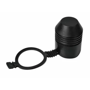 Ornament protectie carlig remorcare cu inel - Negru