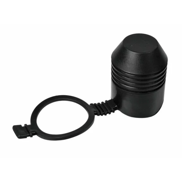 Ornament protectie carlig remorcare cu inel - Negru