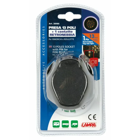 Priza remorca plastic 13 poli Lampa