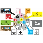 Priza remorca plastic 13 poli Lampa