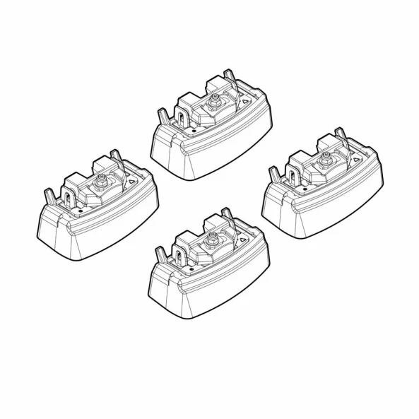 Kit de montaj pentru bare Alumia, Quadra, Silenzio C278 - Bmw i4 Gran Coupè 11/21>, Bmw Serie 4 Gran Coupè (G26) 01/21>, Bmw Serie 5 (G60) 09/23>