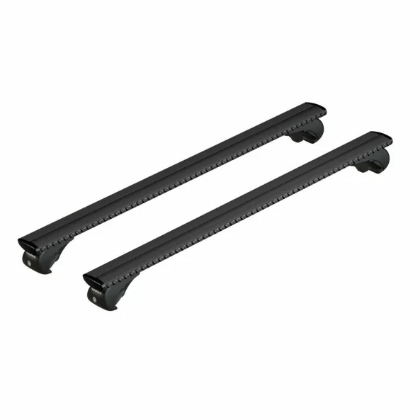 Silenzio Black Rail, set complet de bare portbagaj din aluminiu - M - Evos RA - Audi, Bmw, Citroen, Cupra, Dacia, Fiat, Ford, Hyundai, Jeep, Kia, Land Rover, Mazda, Mercedes, Mitsubishi, Nissan, Opel, Peugeot, Renault, Skoda, Toyota, Volkswagen, Volvo