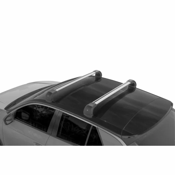 Silenzio CX, set complet bare portbagaj din aluminiu - 99 cm + 89 cm - Origine RF - C037 - Mercedes Classe A, Classe B