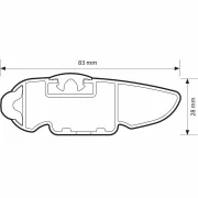 Silenzio, set complet de bare portbagaj din aluminiu - L - Evos ST - C022 - Volkswagen Golf V, Golf VI