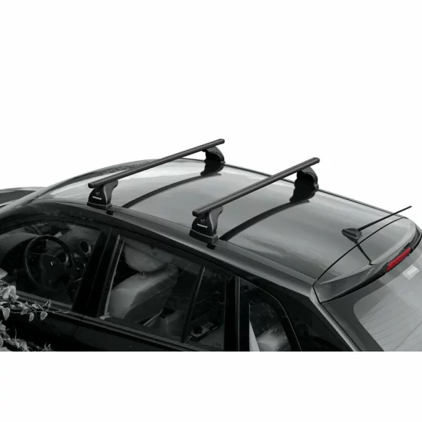 Helio Black, set complet de bare portbagaj din aluminiu - M - Evos ST - C133 - Dacia Sandero, Renault Captur