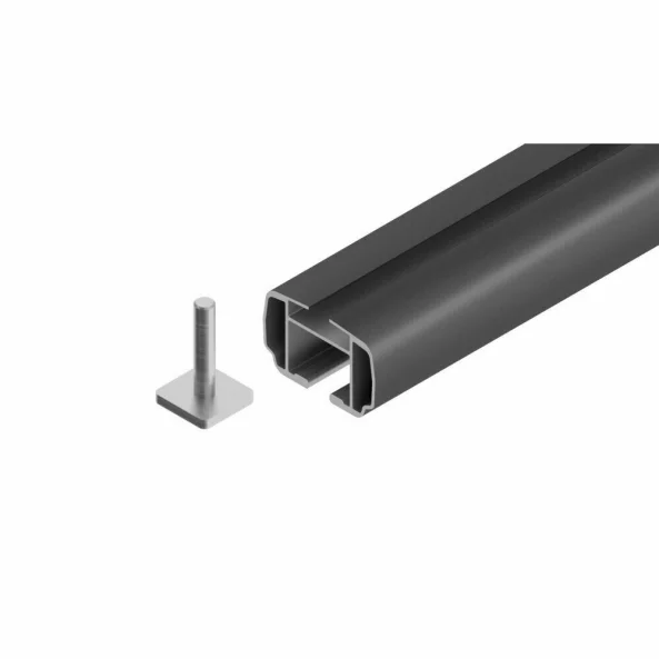 Helio Black, set complet de bare portbagaj din aluminiu - M - Evos LP - C213 - Opel Crossland