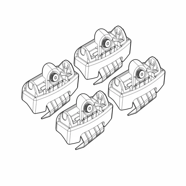 Kit de montaj pentru bare Alumia, Quadra, Silenzio C265 - Byd Han 4p 09/23>, Byd Seal 4p 10/23>