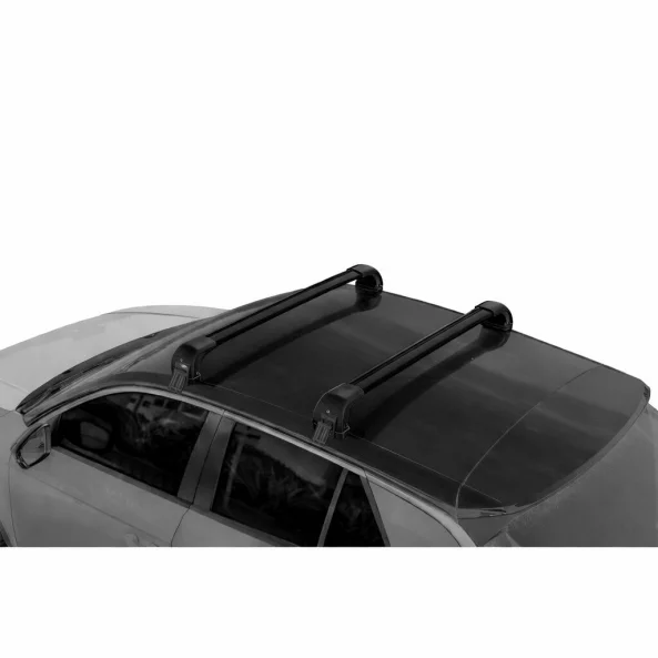 Silenzio CX Black, set complet bare portbagaj din aluminiu - 104 cm + 99 cm - Origine RF - C054 - Volkswagen Fox