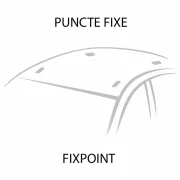 Silenzio CX Black, set complet bare portbagaj din aluminiu - 99 cm + 89 cm - Origine RF - C059 - Saab 9-3 SportHatch