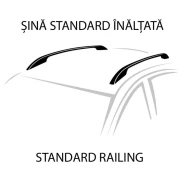 Quadra, pereche de bare portbagaj din otel - XL - 140 cm