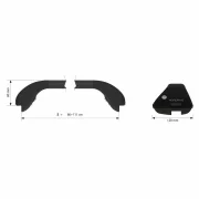 Snap Steel In-Rail, set complet de bare telescopice portbagaj din otel - S - K1 - Opel Astra H Sports Tourer