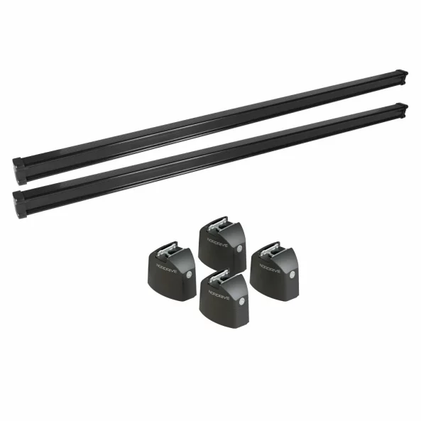 Set portbagaj Kargo cu kit fixare si 2buc bare otel 150cm, Citroen, Fiat, Opel, Peugeot, Toyota