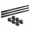 Set portbagaj Kargo cu kit fixare si 3buc bare otel 150cm, Citroen, Fiat, Opel, Peugeot, Toyota