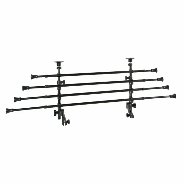 GRG-9 Compact, grilaj telescopic bariera pentru caini, 4 sectiuni, fixare la tetiere - 1400x550 mm