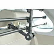 GRG-9 Compact, grilaj telescopic bariera pentru caini, 4 sectiuni, fixare la tetiere - 1400x550 mm