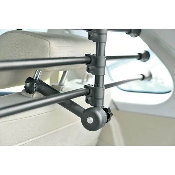 GRG-9 Compact, grilaj telescopic bariera pentru caini, 4 sectiuni, fixare la tetiere - 1400x550 mm