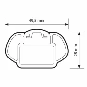 Alumia, set complet de bare portbagaj din aluminiu - M - Evos ST - C294