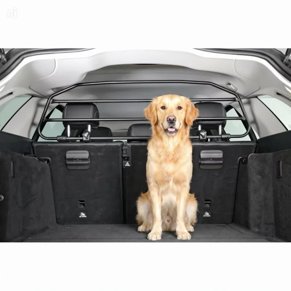 Set complet Premium-Guard Tip 1 – grilaj protecție auto, barieră câini – 910x226 mm