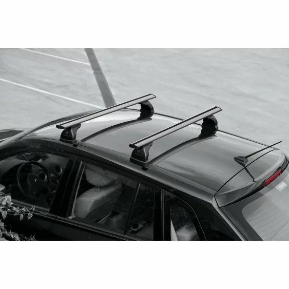 Silenzio, set complet de bare portbagaj din aluminiu - S - Evos ST - C059 - BMW Seria 3 Compact (E46) 2000-2005 - Acoperis cu puncte fixe