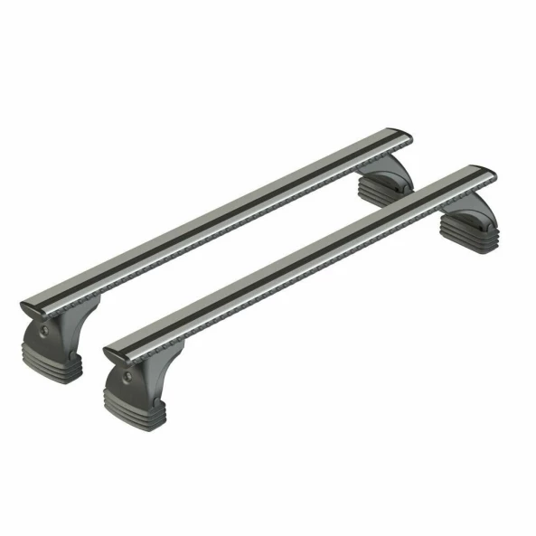 Silenzio, set complet de bare portbagaj din aluminiu - L - Evos ST - C036 - Peugeot 807 2002-2013 - Profil cu fante