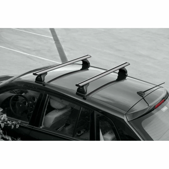 Silenzio, set complet de bare portbagaj din aluminiu - L - Evos ST - C036 - Peugeot 807 2002-2013 - Profil cu fante