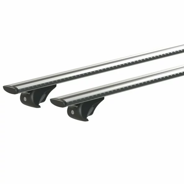 Silenzio Rail, set complet de bare portbagaj din aluminiu - M - Evos RA - Volkswagen Caddy Maxi 2007-2020 - Sina standard inaltata