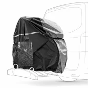 Prelata 3 biciclete, pentru suport bicicleta cu fixare pe carligul de remorcare - 190x50x130 cm