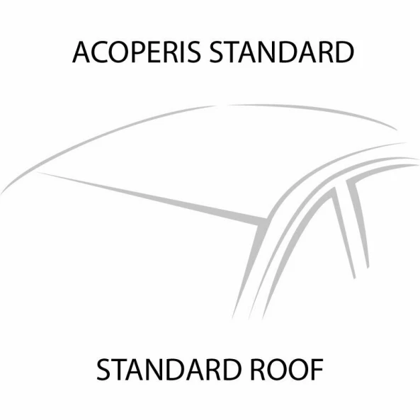 Silenzio CX, set complet de bare portbagaj din aluminiu - 104 cm + 99 cm - Origine RF - C141 - Ford Fiesta 5 usi 2008-2017 - Acoperis standard