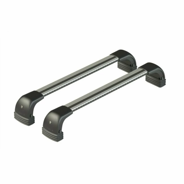 Silenzio CX, set complet de bare portbagaj din aluminiu - 89 cm + 89 cm - Origine RF - C059 - BMW Serie 3 Coupe (E46) 1999-2006 - Puncte fixe