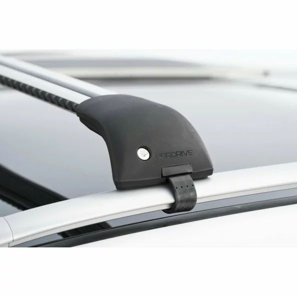 Silenzio CX, set complet de bare portbagaj din aluminiu - 69 cm + 69 cm - Origine RL - C400 - Hyundai Inster 2024-prezent - Sina standard inaltata