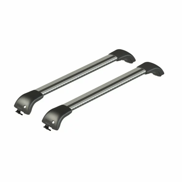 Silenzio CX, set complet de bare portbagaj din aluminiu - 99 cm + 99 cm - Origine RL - C421 - Fiat Qubo L 5 usi 2026-prezent - Sina incastrata la nivel