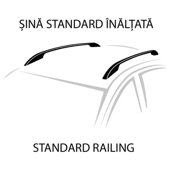 Silenzio CX, set complet de bare portbagaj din aluminiu - 84 cm + 79 cm - Origine RL - C400 - Hyundai Tucson 2004-2010 - Sina standard inaltata