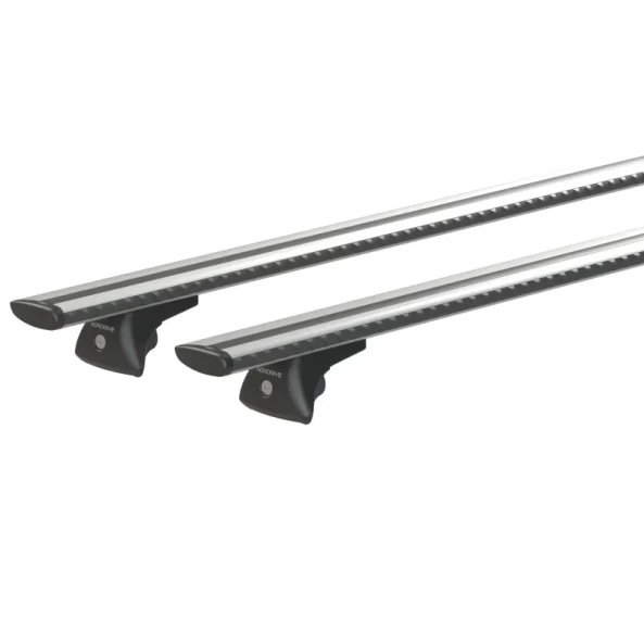 Silenzio In-Rail, set complet de bare portbagaj din aluminiu - M - Evos IA - Audi A4 Avant 2008-2015 - Sina incastrata la nivel - Si cu trapa