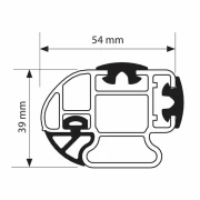 Set complet bare portbagaj Kargo-Plus cu kit fixare si 2 bare aluminiu 135 cm - Citroen Berlingo Van 1996-2008 - Fara clapeta de acoperis spate