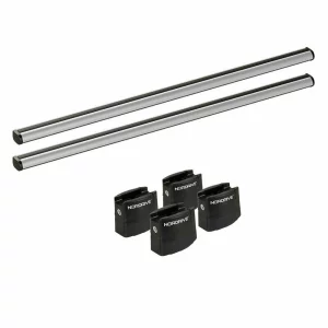 Set complet bare portbagaj Kargo-Plus cu kit fixare si 2 bare aluminiu 135 cm - Citroen Berlingo Van 1996-2008 - Fara clapeta de acoperis spate