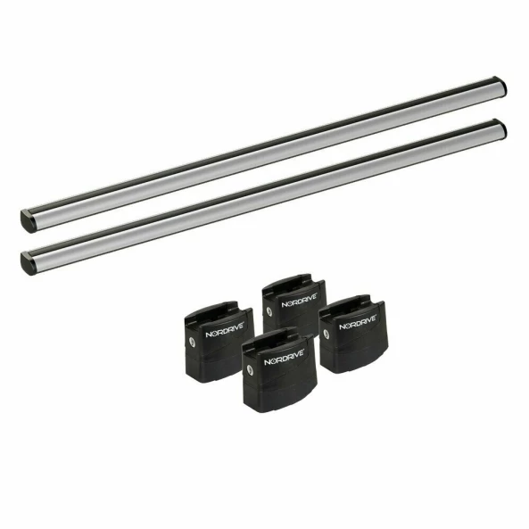 Set complet bare portbagaj Kargo-Plus cu kit fixare si 2 bare aluminiu 135 cm - Citroen Berlingo Van 1996-2008 - Fara clapeta de acoperis spate