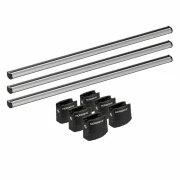 Set complet bare portbagaj Kargo-Plus cu kit fixare si 3 bare aluminiu 135 cm - Citroen Berlingo Van 2008-2018 - Ampatament L1 - Fara eleron de acoperis spate