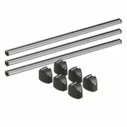 Set complet bare portbagaj Kargo-Plus cu kit fixare si 3 bare aluminiu 150 cm - Toyota Proace City Short 2020-prezent