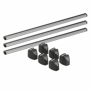 Set complet bare portbagaj Kargo-Plus cu kit fixare si 3 bare aluminiu 150 cm - Toyota Proace City Short 2020-prezent