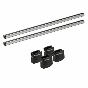 Set complet bare portbagaj Kargo-Plus cu kit fixare si 2 bare aluminiu 180 cm - Peugeot Boxer 1994-2006 - Ampatament lung - Plafon H2