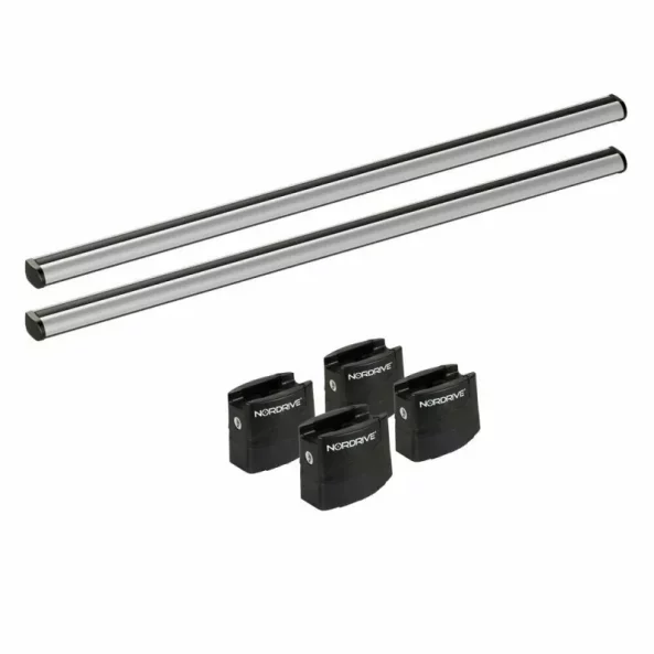 Set complet bare portbagaj Kargo-Plus cu kit fixare si 2 bare aluminiu 180 cm - Peugeot Boxer 1994-2006 - Ampatament mediu - Plafon H2