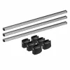 Set complet bare portbagaj Kargo-Plus cu kit fixare si 3 bare aluminiu 180 cm - Fiat Ducato 1994-2006 - Ampatament scurt - Plafon H1 - Fara mulaje acoperis