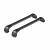 Silenzio CX Black, set complet de bare portbagaj din aluminiu - 99 cm + 94 cm - Origine RF - C172 - Renault Twingo 2014-2024 - Acoperis standard - Inclusiv trapa