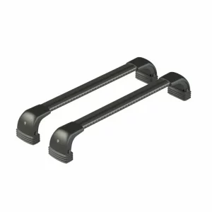 Silenzio CX Black, set complet de bare portbagaj din aluminiu - 104 cm + 99 cm - Origine RF - C274 - Land Rover Defender 130 2022-prezent - Profil cu fante - inclusiv plafon panoramic